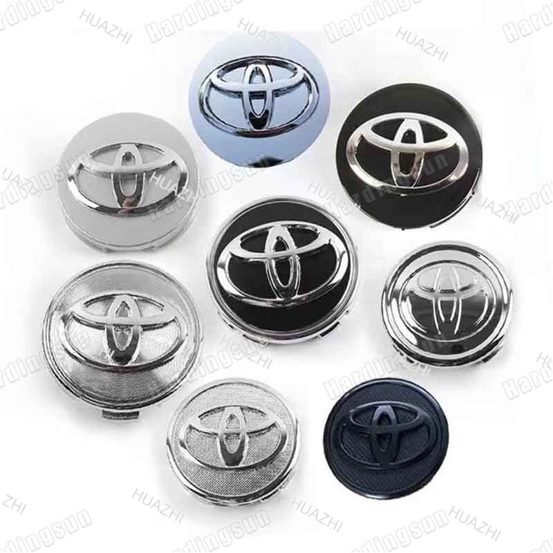 57mm 62mm Nắp Vành Toyota Series Bánh Xe Hub Logo Vành Trung Tâm Nắp Dành Cho Xe Toyota Camry Alphar