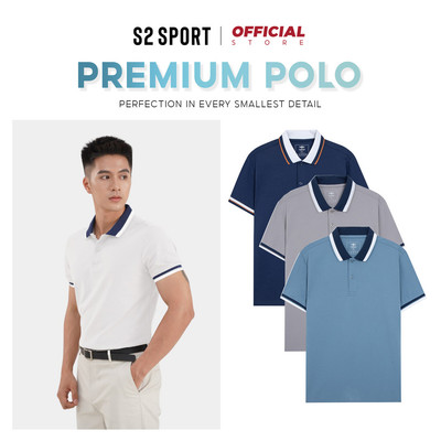 (XẢ KHO) Áo polo nam S2 SPORT áo thun nam cổ bẻ cotton cvc co giãn 4 chiều thoáng mát thấm hút mồ hôi - PL06