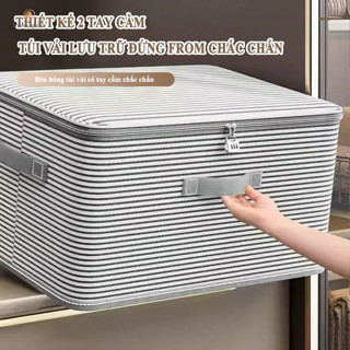 Túi Đựng Quần Áo Gấp Gọn DREAMOFLOVE, Thùng Vải Đựng Đồ Đa Năng, Hộp Đựng Quần Áo Vải Có Nắp