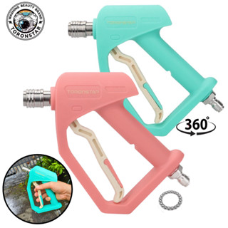 S.úng Rửa Xe Cao Áp Chính Hãng Toronstar – Gọn Nhẹ, Cò Bóp Êm, Đầu Cắm Nhanh 1/4, Đuôi Chống Xoắn 3/8 Inox