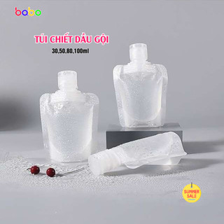 Túi Chiết Mỹ Phẩm Dạng Gói Mềm Tiện Lợi | Chai Đựng Sữa Tắm Dầu Gội Du Lịch Có Nắp BABO TM23