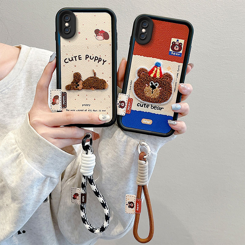 Ốp lưng iphone xs max ốp lưng iphone xs Ốp điện thoại họa tiết da thêu