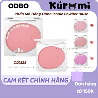 [ODBO] Phấn má hồng ODBO mịn lì chuẩn màu Odbo Iconic Powder Blush OD1325 Kuromi Cosmetics