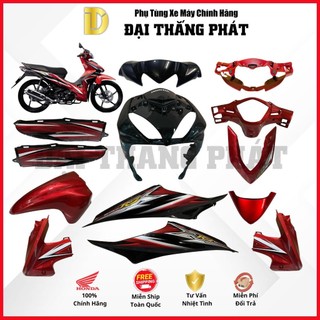   Có bán lẻ  Dàn áo xe Wave RSX 110cc năm 2010 - màu Đỏ - R340C chính hãng Honda 