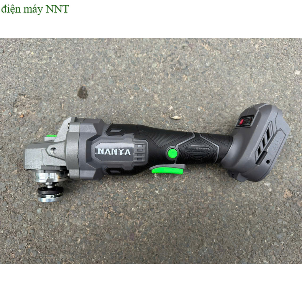 Thân Máy Mài Góc NANYA xài pin Hukan , makita  Chân Pin Phổ thông, 3 Cấp Chỉnh Tốc Độ Động cơ Brushl
