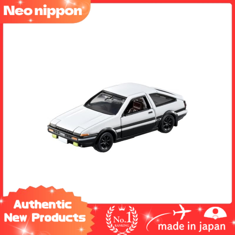 Takara Tomy Tomica Premium Unlimited 01 Initial D AE86 Trueno (Takumi Fujiwara) Mini Car Toy, for ag
