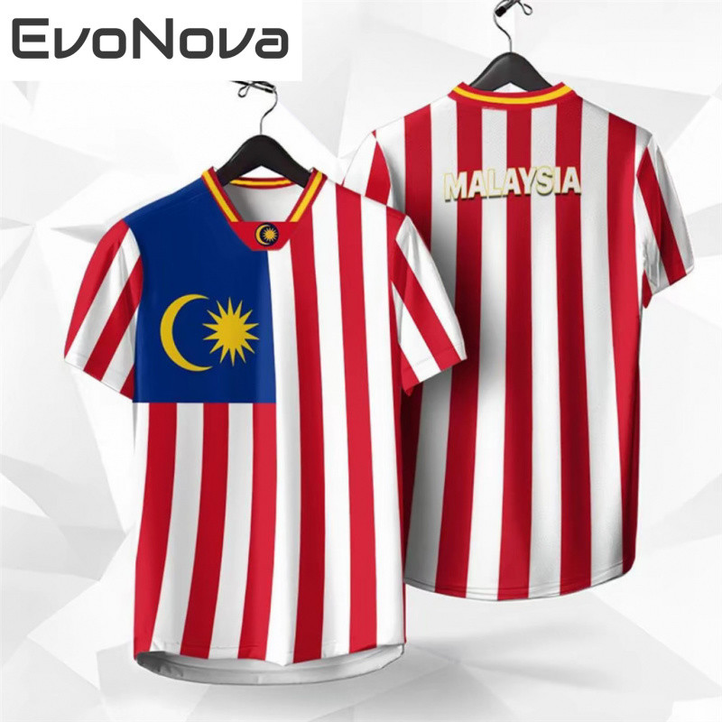 2025 Baju Merdeka 68 Tahun baju jersey Dân Tộc NFL Áo Thun 2025 Merdeka 2024 Merdeka Phiên Bản Đặc B