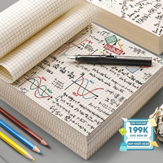  Giấy Nháp Bản Thảo Phân Vùng Decorme Size A4 80 trang Dành Cho Học Sinh Chuyên Dùng Thi Giấy Tính Toán Sinh Viên 