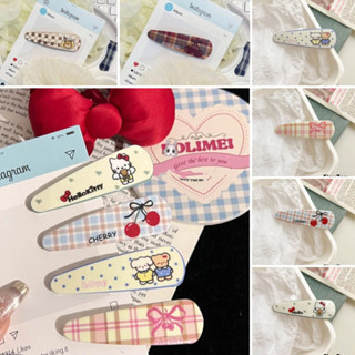 Hoạt Hình Dễ Thương Trái Cây Ins Kẹp Tóc Cô Gái Bên Nổ Bb Phụ Kiện Tóc Phong Cách Hàn Quốc