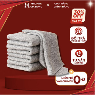 Khăn lau bếp đa năng bằng sợi than tre, khăn lau tay nhà bếp siêu thấm hút