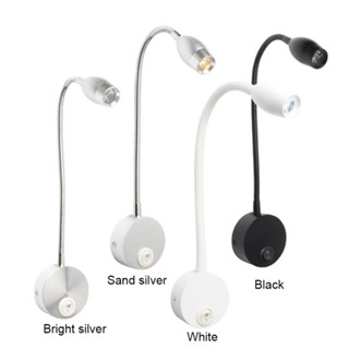 Đèn Spotlight treo đầu giường, Công suất 3W, CRI>80, Tích hơp đèn đọc sách, đèn ngủ, đèn làm việc, đèn soi tranh