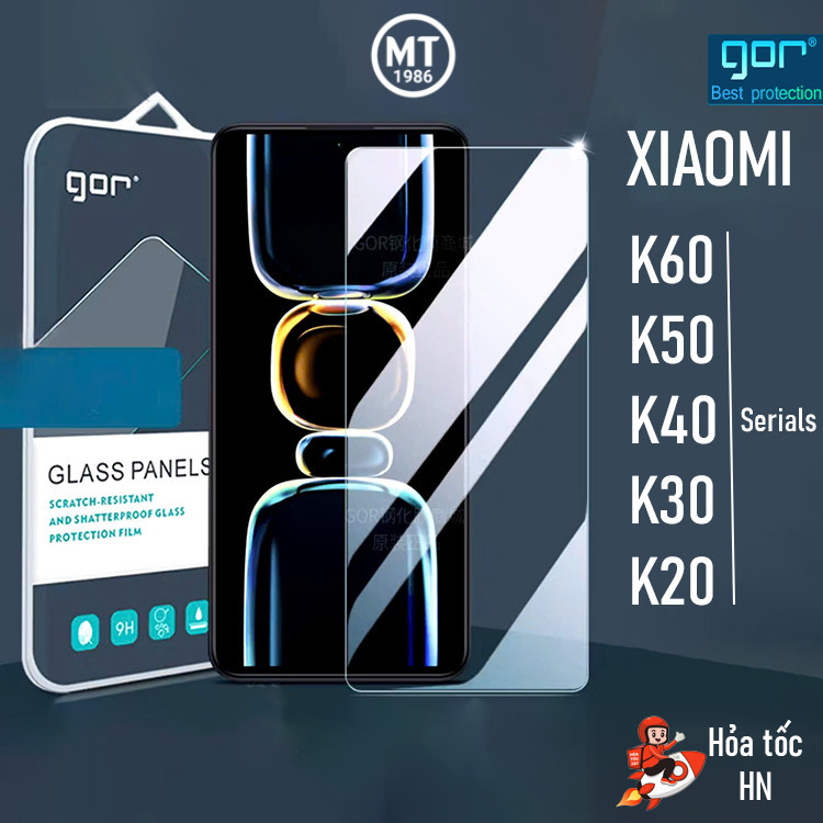 Kính Cường Lực GOR Redmi K60/ K60 Pro K60 E/ K60 Ultra/ K90/ K90 PROMAX/ K80 ULTRA K40/ K40 Pro/ K50