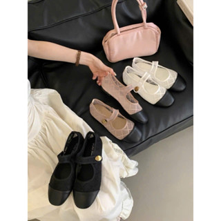 ̣̣̣̣(HÀNG SẴN) Giày đế bệt mũi tròn quai chun MIJILI mẫu mới mùa hè 2025 mã C123-65