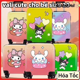 vali trẻ em vali cho bé trai, vali cute bé gái, vali kuromi cho bé nhiều mẫu xách tay máy bay,vali cho bé kuromi,Melody