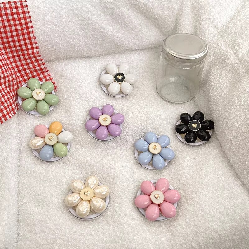 Hàn Quốc 3D Hoa Socket Magsafe Từ Giá Đỡ Điện Thoại Cầm Tok Hỗ Trợ iPhone 16 15 Pro Max