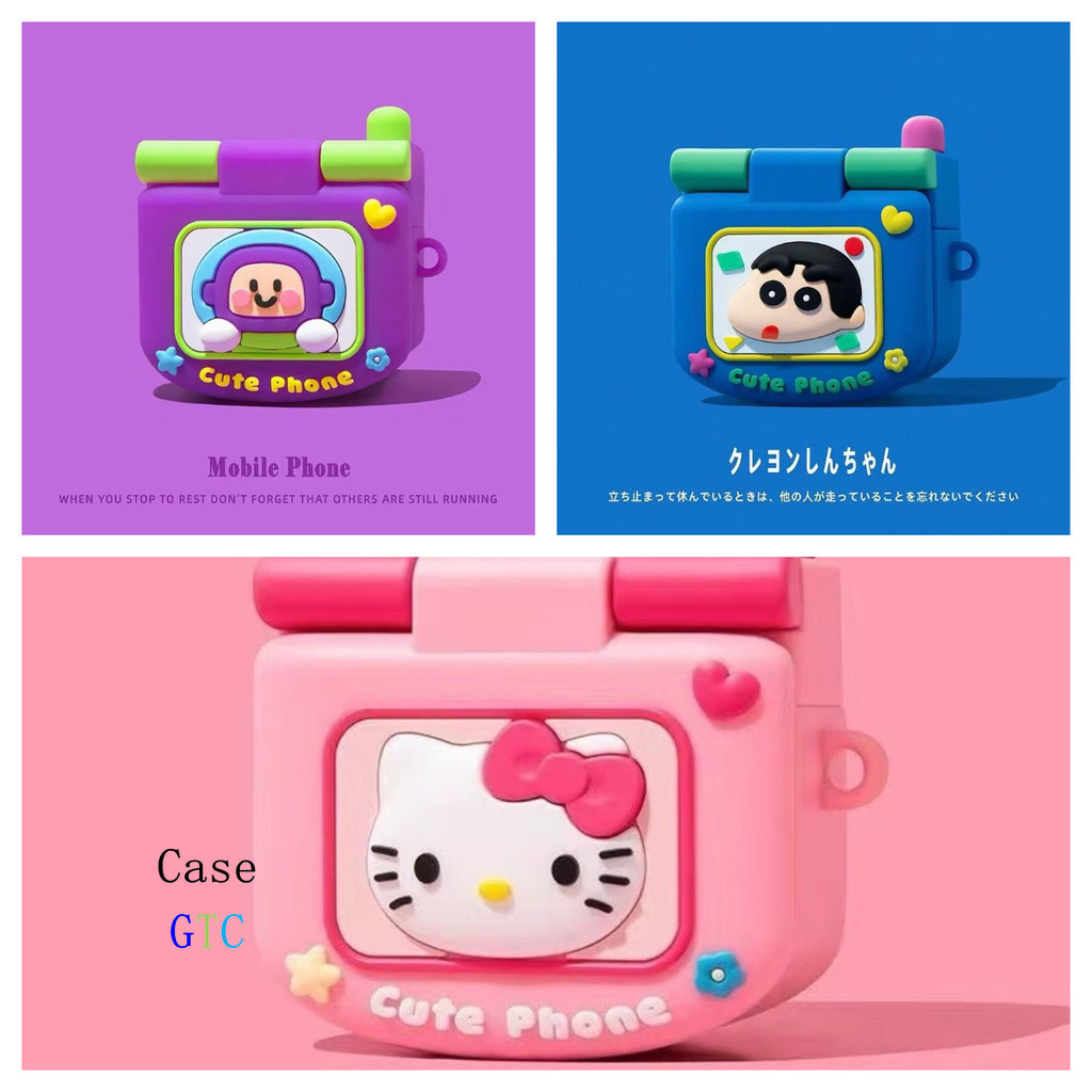 GTC Phù Hợp Với AirPods 4 3 2 1 Pro 2 Flip Nhỏ Gương Mới Vỏ Tai Nghe Điện Thoại