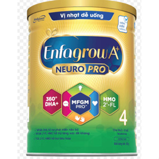 Sữa enfagrow A+ 4 830g cho trẻ trên 2 tuổi Date T10/2026 giá sale SL có hạn