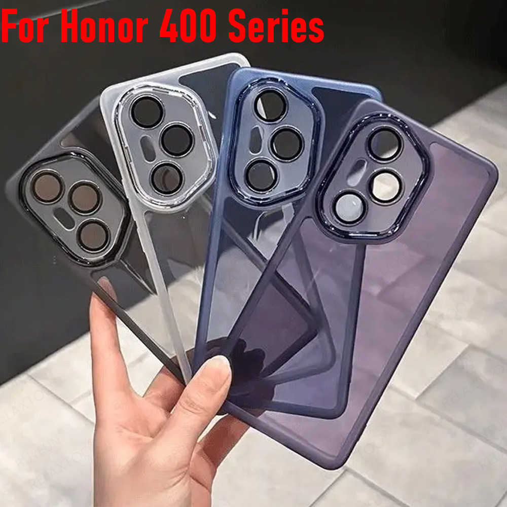 Dành Cho Honor 400 Global Case Silicon Mờ Bảo Vệ Camera Ốp điện thoại Honor400 Pro Lite 400Pro 400Li