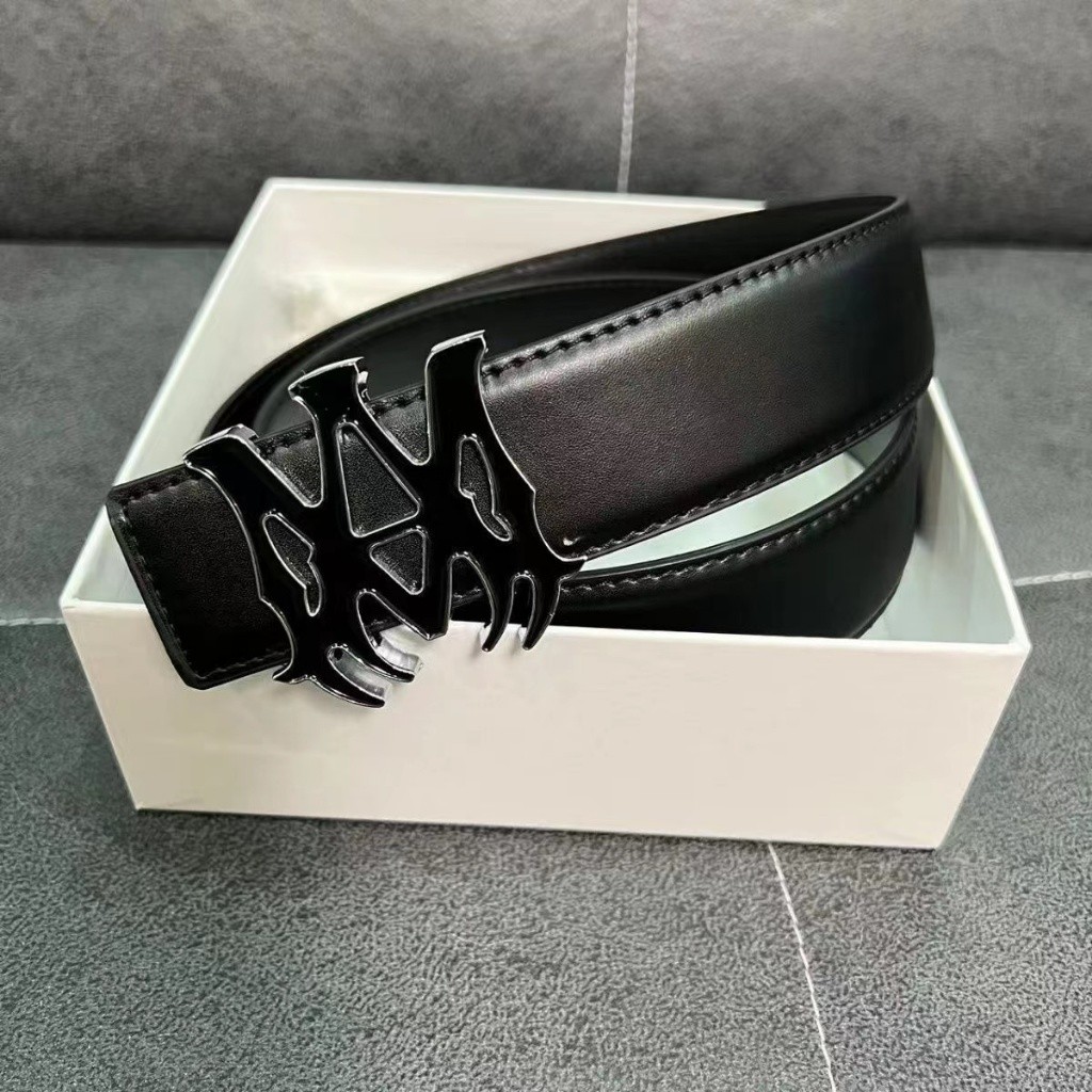 Amiri Armini Anh Hợp Thời Trang Thắt Lưng Chữ Thanh Niên Thường Ngày Phù Hợp Với Quần Jean Belt-leth