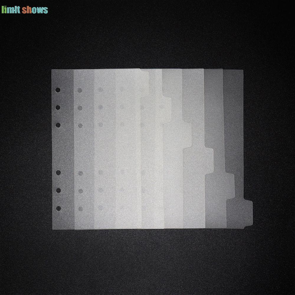 GIỚI HẠN SHOWS Binder Index Dividers Văn phòng phẩm sáng tạo cho máy tính xách tay A5 / A6 6 cái / 1