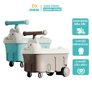 Thùng đựng đồ chơi kết hợp xe chòi chân Mămmy, màu ngẫu nhiên