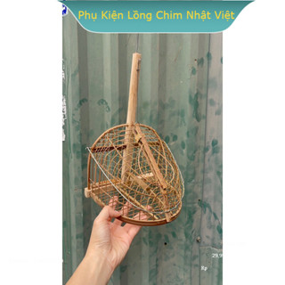 Lồng bẫy chim vành khuyên - lồng lụp phom 1 mặt chất liệu trúc già siêu dính LCNV PK LCNV