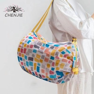 Túi mua sắm gấp CHENJIE Công suất lớn Du lịch có thể giặt được