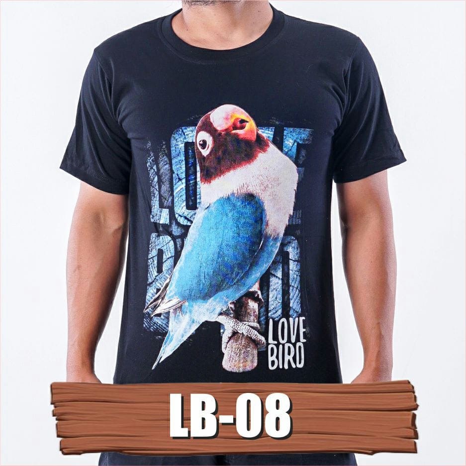 Lb 08 Áo Sơ Mi Chim, Lovebird, Áo Sơ Mi Kicau Mania, Áo Sơ Mi Chim, Áo Sơ Mi Kicau Mania, Hình Chim