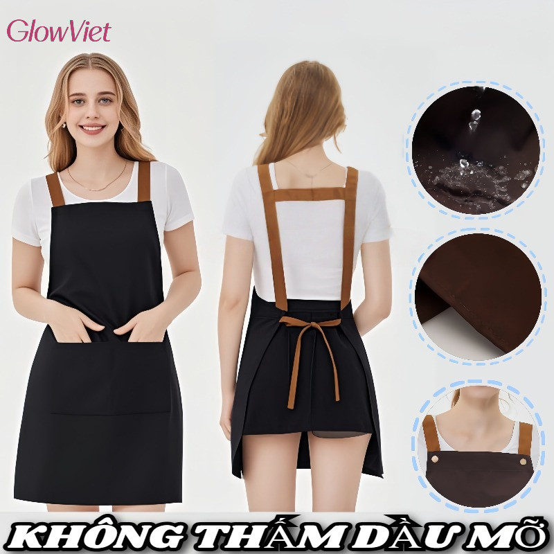 Tạp Dề Chống Thấm Nước Và Chống Thấm Dầu,Thích hợp cho cả nam và nữ,Thích hợp cho bartender,bồi bàn,đầu bếp