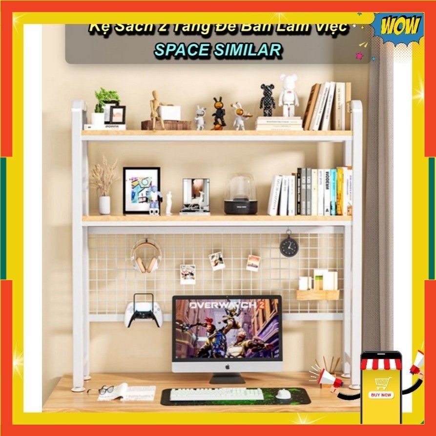 Kệ Sách Bàn Máy Tính SPACE SIMILAR (98x75x20cm) ✌️Euro Quality✌️