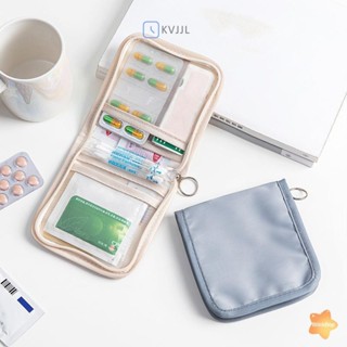 [KvJJL-t] Túi đựng thuốc y tế có thể gập lại di động có khóa kéo Bộ dụng cụ sơ cứu sắp xếp Túi lưu trữ du lịch ngoài trời Quà tặng mới