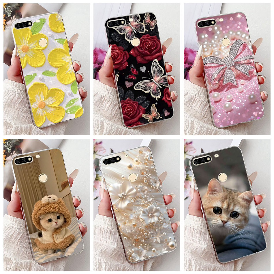 Dành Cho Huawei Nova 2 Lite LDN-L21 LDN-LX2 / Nova Lite PRA-LX1 PRA-LX2 Tranh Hoa Thanh Lịch Mèo Sil