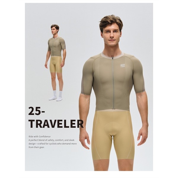 ÁO MONTON XE ĐẠPTraveler Moss Grey