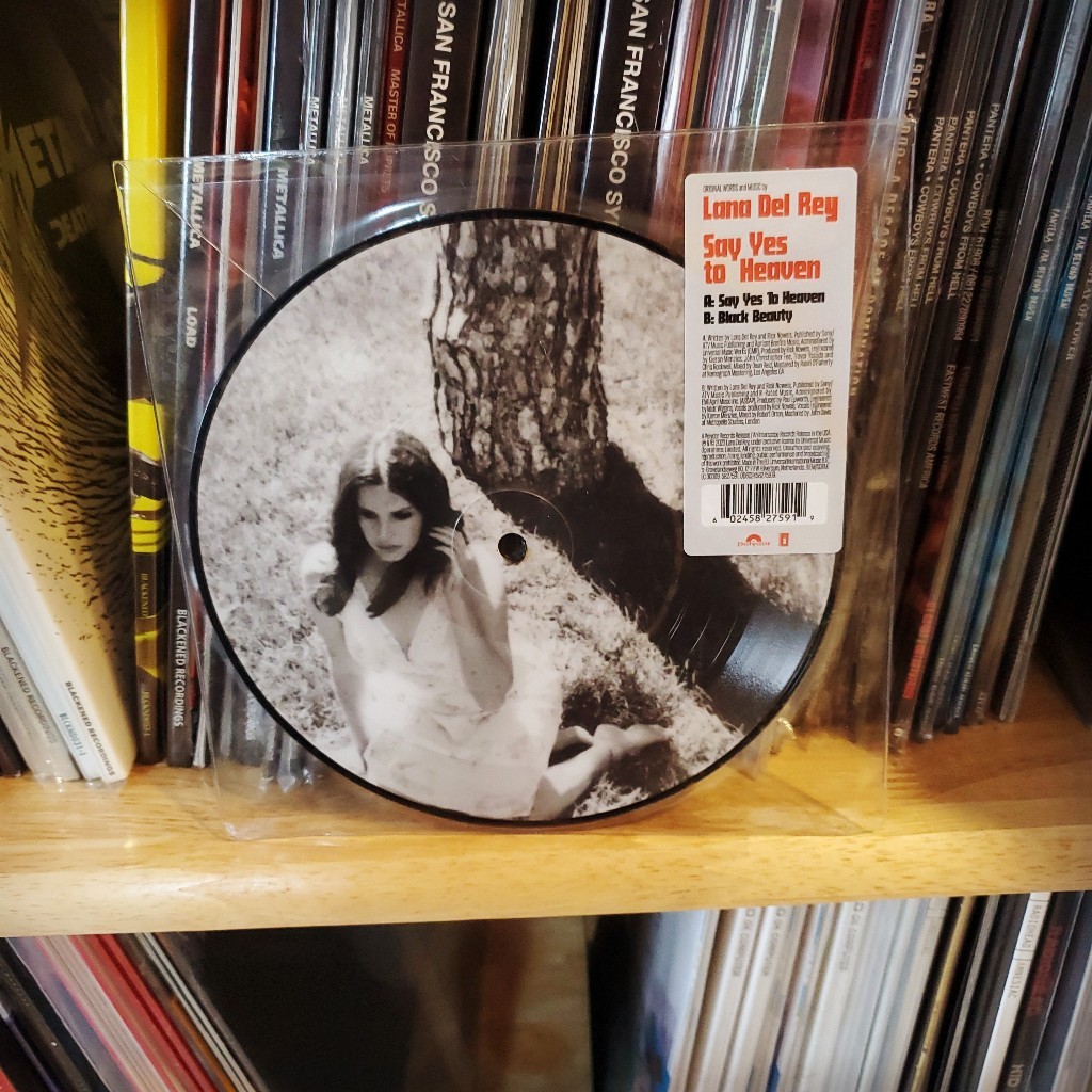 Lana Del Rey SAY YES TO HEAVEN 7" PICTURE DISC VINYL đĩa than