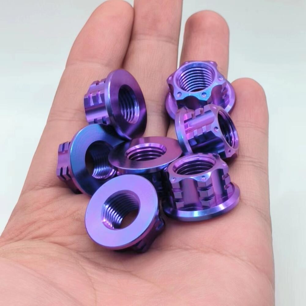 TC4 / GR5 Xe Máy Hợp Kim Titan Mặt bích Hạt M5 M6 M8 M10 M12 M14