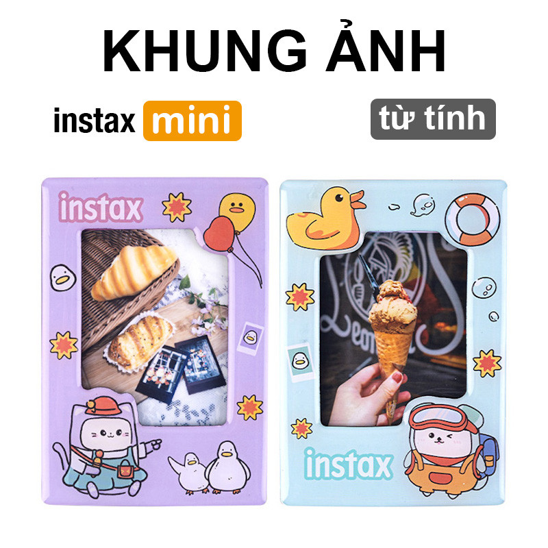 [Film Lab] khung ảnh nam châm tủ lạnh cho Instax Mini Film CAC53