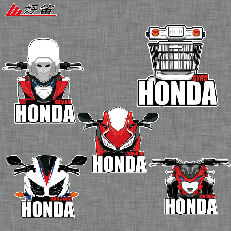 Xe Máy Dán Hoạt Hình Trầy Xước CB500F Câu Lạc Bộ GYRO Mẫu Dán CBR500R Hình Bóng Phản Quang Dán