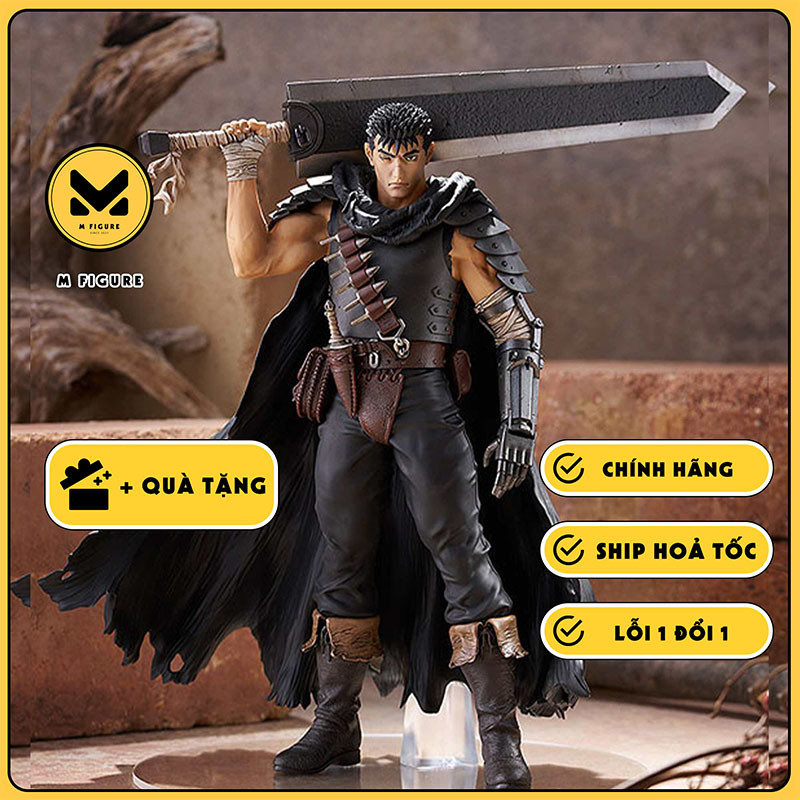MÔ HÌNH Guts - Berserk - Pop Up Parade - Black Swordsman, L (Max Factory) FIGURE CHÍNH HÃNG