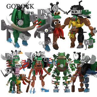  GOROCK MOC AI Cổ điển của núi và biển Monster Series Tung Tung Tung Sahur Khối xây dựng Đồ chơi giáo dục trẻ em 