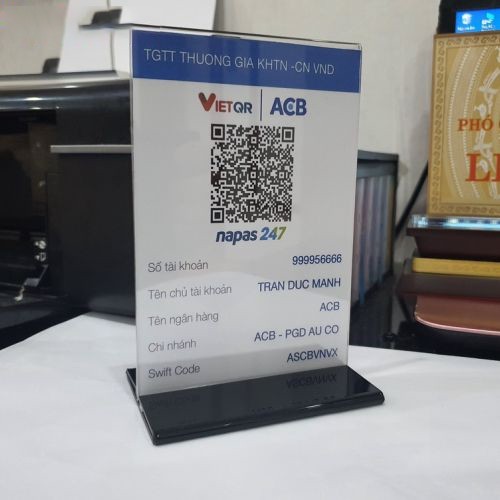 In Mã QR - Kệ Menu Qr - Mã Quét Qr có in theo yêu cầu đẹp