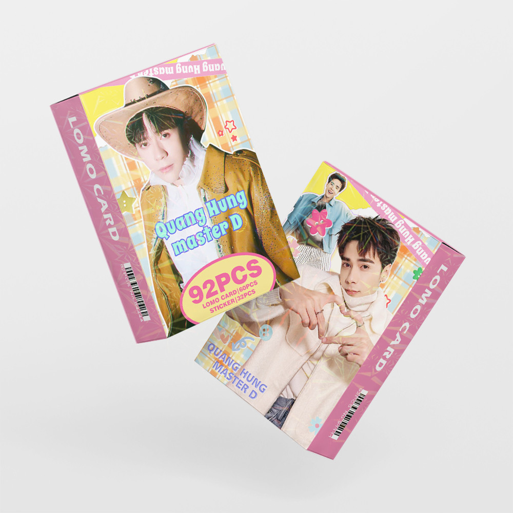 92 Cái / hộp Ngôi Sao Việt Nam QuangHungmasterD Lomo Cards Rhyder Negav Nieuwuhai Dương Domic Dán Ph