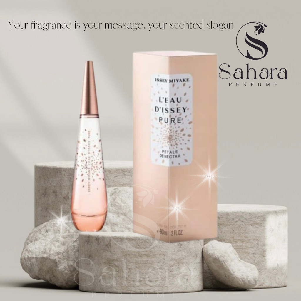 [ FULL BOX ] Issey Miyake L'Eau D'Issey Pure Nectar Pétale De Nectar EDT 90ml | Sahara Perfume