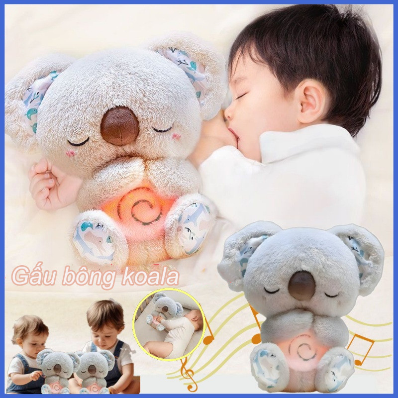 Gấu bông koala thú nhồi bông úc，đồ chơi koala phát sáng，Quà sinh nhật，mềm mại an toàn
