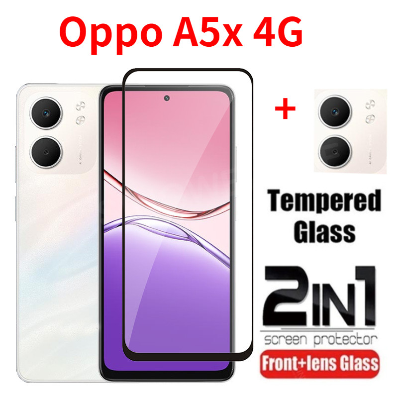 Bảo Vệ Màn Hình Cho oppo a5x 4G 2025 oppo a5x oppo A5 x OPPOA5x 4G 5G 2025 Full Cover Kính Cường Lực