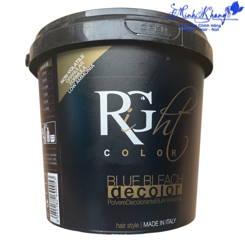 Bột tẩy màu tóc Right Color RG Blue Bleach Decolor 500gr - MK
