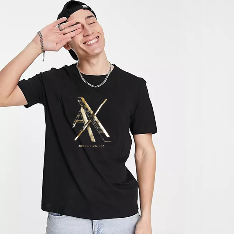 Áo thun nam cổ tròn ngắn tay Armani Exchange Armani AX Áo thun thời trang thông thường