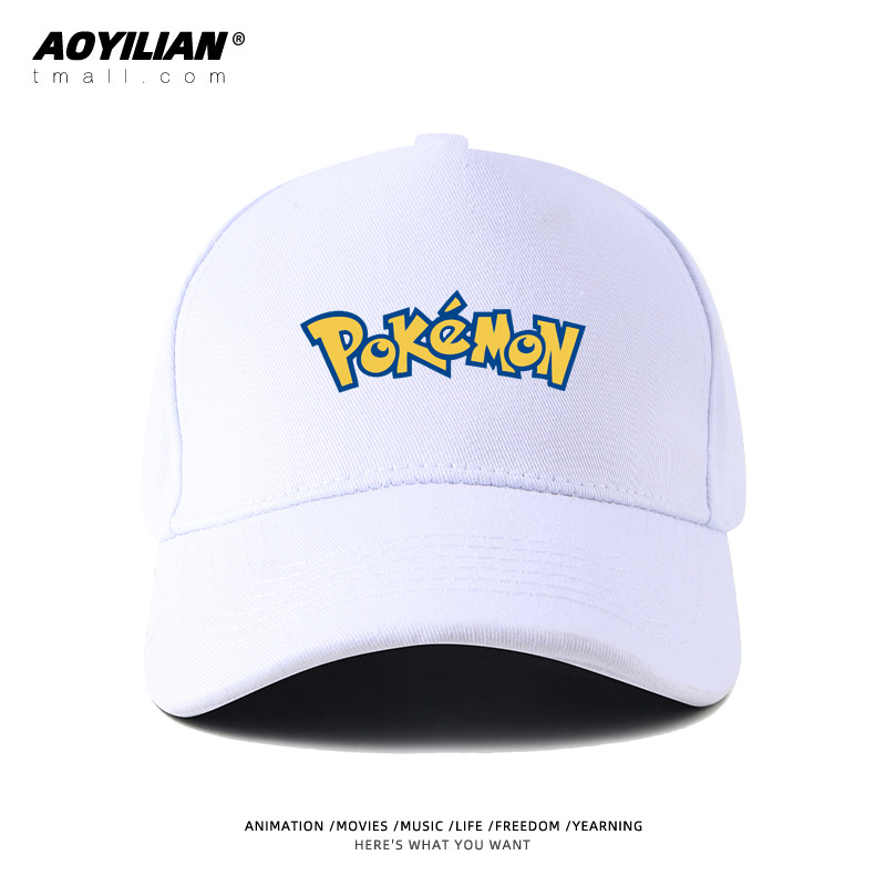 Hàng sẵn có Pokemon Pikachu Fire Dragon Squirtle Mũ nam Pokémon Joint Mũ bóng chày
