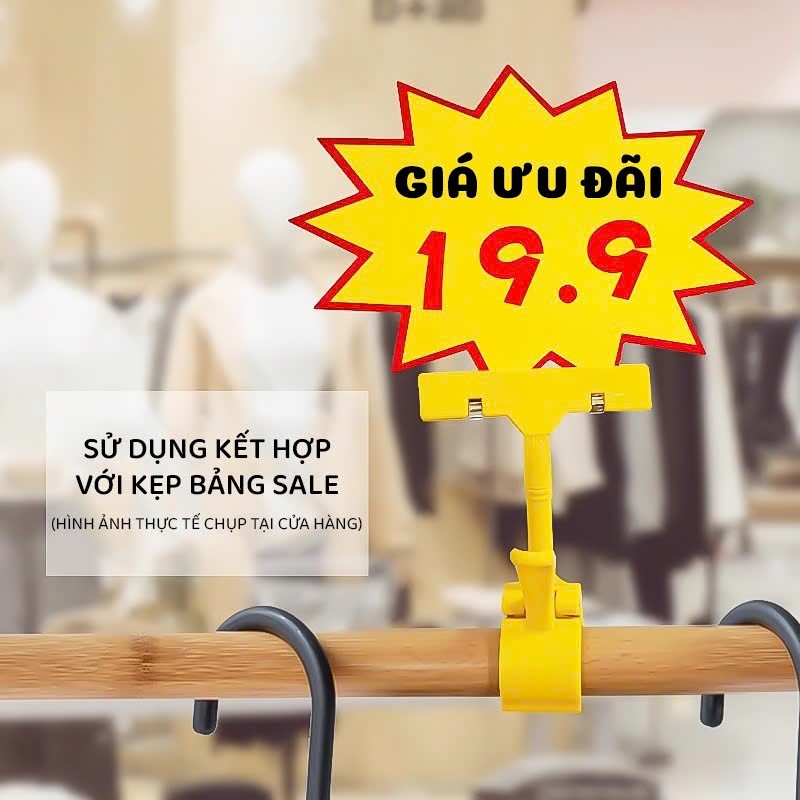Kẹp Wobbler Quảng Cáo - Kẹp Giá Sale, Bảng Giảm Giá Siêu Thị Tiện Lợi, Tăng Sự Chú Ý Cho Sản Phẩm
