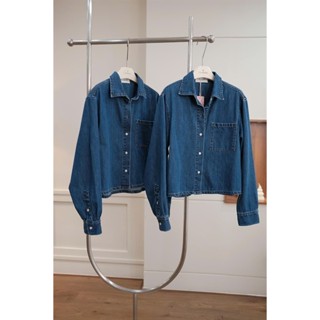 Áo sơmi denim Tay Dài dành cho nữ COCOBEBE VITA SHIRT