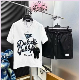 (Hàng Sẵn) - Set Quần Áo Dê Gà Boy Đa Cấp Quý Tộc ❤ Bộ Thể Thao Mùa Hè Chất Cotton Dày Dặn Dáng Rộng Nam Nữ Boutique900